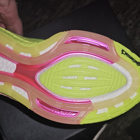 Brand New with the Tags | Neon Yellow/Green Adidas Ultraboost | Size 14 - Picture 6 of 7